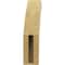 Ekena Millwork 3-inch W x 14-inch D x 14-inch H Thorton Rough Cedar Woodgrain TimberThane Knee Brace, Primed BRCUR03X14X14THRRCPR - alternate 2